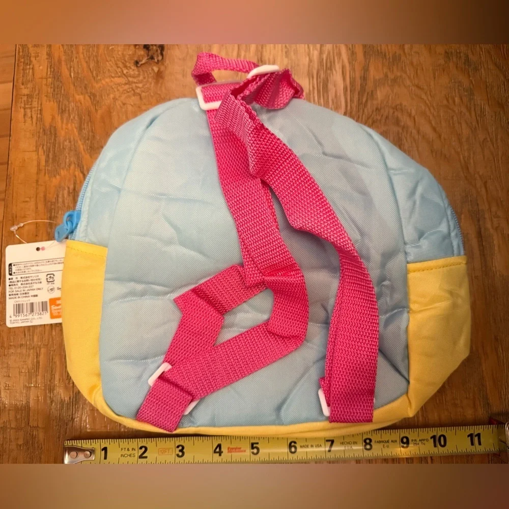 Hello Kitty Cinnamoroll Yellow and Blue Backpack Japan